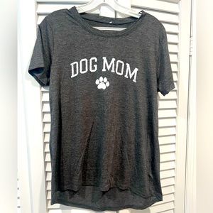 Modern Lux Dog Mom Tee Womens Large Gray New without tag
